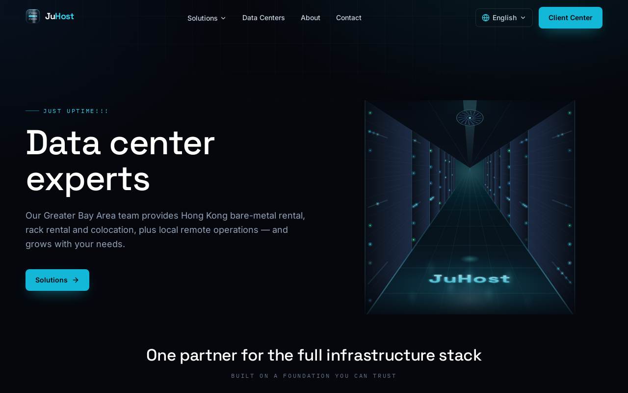 Juhost 官网截图